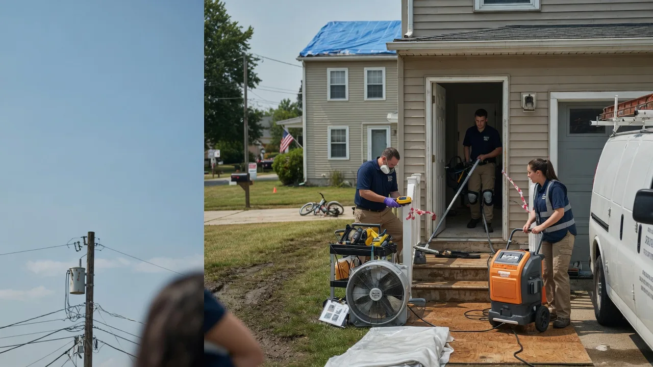 Water Damage Repair in Nelsonville, OH near me